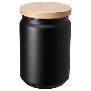 بانکه شیشه ای ایکیا مدل IKEA EKLATERA حجم 1.1 لیتر